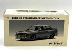 1:18 BMW M3 E30 Sport Evolution Cecetto Edition Silver - Autoart