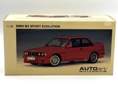 1:18 BMW M3 E30 Sport Evolution Red 70561 - Autoart