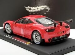 1:18 Ferrari 458 Italia GT2 Rossa Corsa 2011 - Hot Wheels Elite
