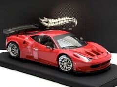 1:18 Ferrari 458 Italia GT2 Rossa Corsa 2011 - Hot Wheels Elite