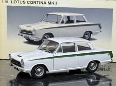 1:18 Lotus Cortina Mk1 White 1964 - Autoart Millennium