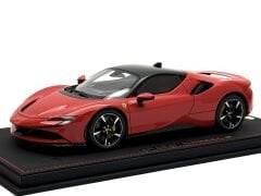1:18 Ferrari SF90 Stradale 2019 Rosso Corsa/Black Roof - BBR Model