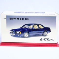 1:18 BMW M 635 CSI Royal Blue Met 1983 E24 - Autoart
