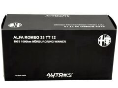 1:18 Alfa Romeo 33 TT 12 1975 Nürburgring Winner 87505 - Autoart