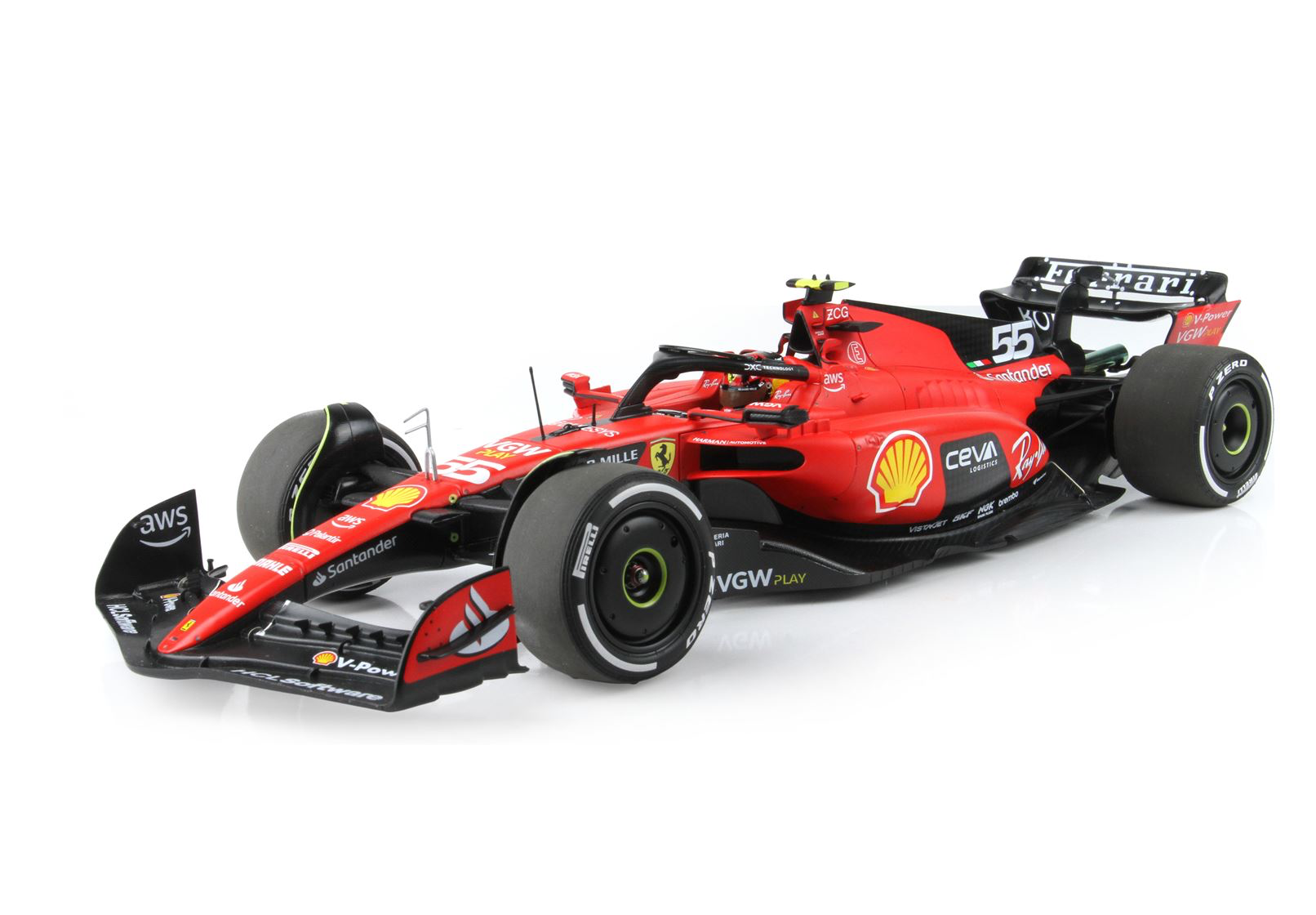 1:18 Ferrari SF-23 Singapore GP Winner 2023 Sainz- BBR Models
