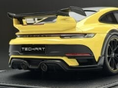 1:18 Porsche 911 992 GT Street R Yellow with Showcase - Techart