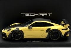 1:18 Porsche 911 992 GT Street R Yellow with Showcase - Techart