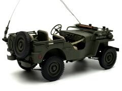 1:18 WILLYS Jeep with Trailer US Army 1941 74016 - Autoart Signature