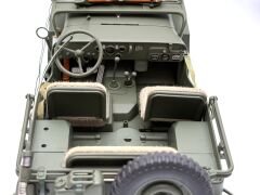 1:18 WILLYS Jeep with Trailer US Army 1941 74016 - Autoart Signature