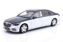 1:18 Mercedes-Maybach S680 V12 Blue/White 2021 - Almost Real