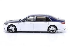 1:18 Mercedes-Maybach S680 V12 Blue/White 2021 - Almost Real