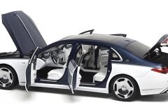 1:18 Mercedes-Maybach S680 V12 Blue/White 2021 - Almost Real