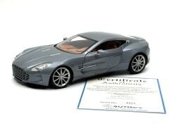 1:18 Aston Martin One-77 Villa D'este Blue 2009 70243 - Autoart
