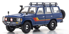 1:18 Toyota Land Cruiser 60 Blue RHD 1980 - Kyosho