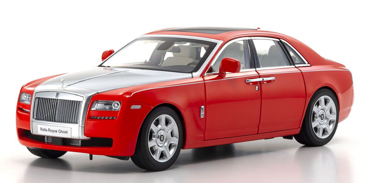 1:18 Rolls-Royce Ghost 2009 Red/Silver - Kyosho