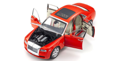 1:18 Rolls-Royce Ghost 2009 Red/Silver - Kyosho