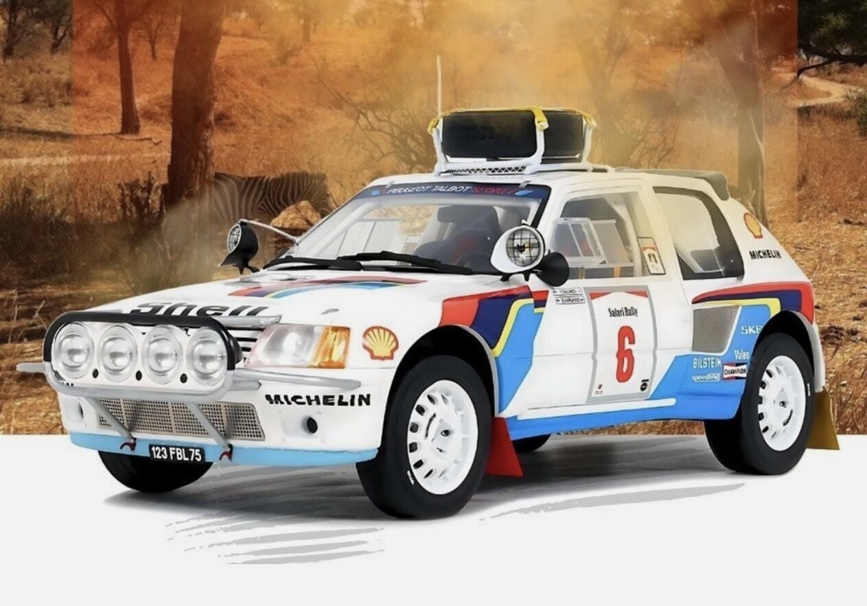 1:18 Peugeot 205 T16 Turbo Safari Rally 1985 OT1161 - OTTO Mobile