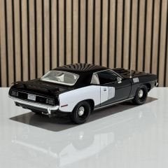 1:18 Plymouth Hemi Barracuda Black and White 1971 - ACME