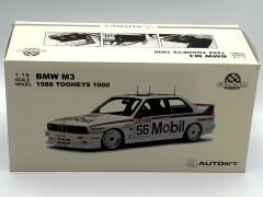 1:18 BMW M3 E30 Mobil 1 1988 Bathurst #56 Peter Brook - Autoart
