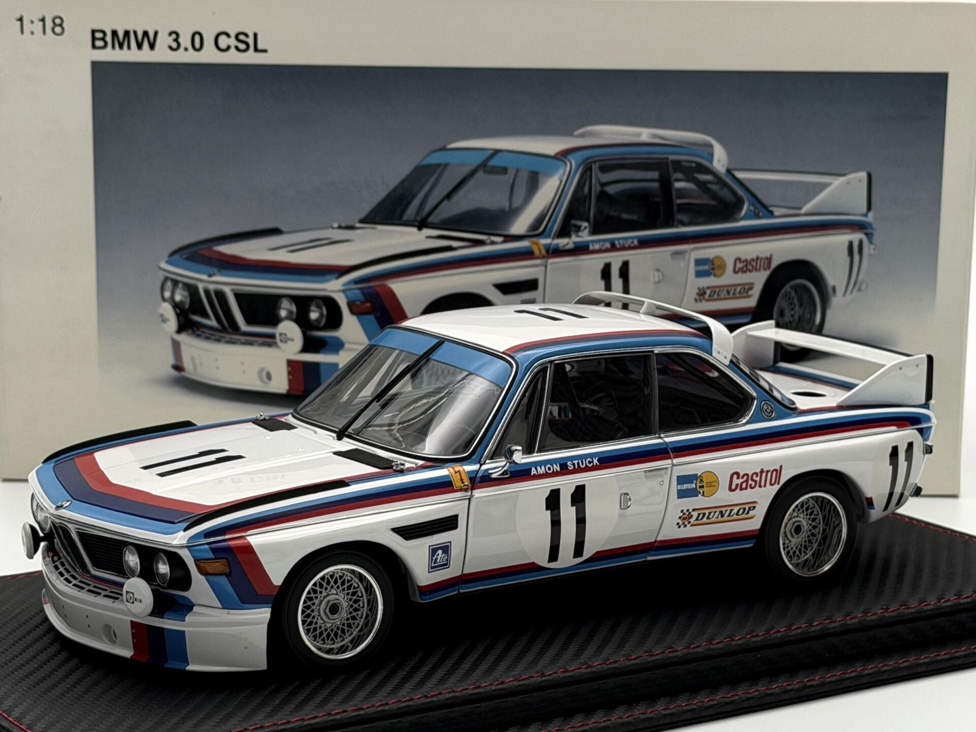 1:18 BMW 3.0 CSL 24H SPA 1973 #11 Stuck - Autoart