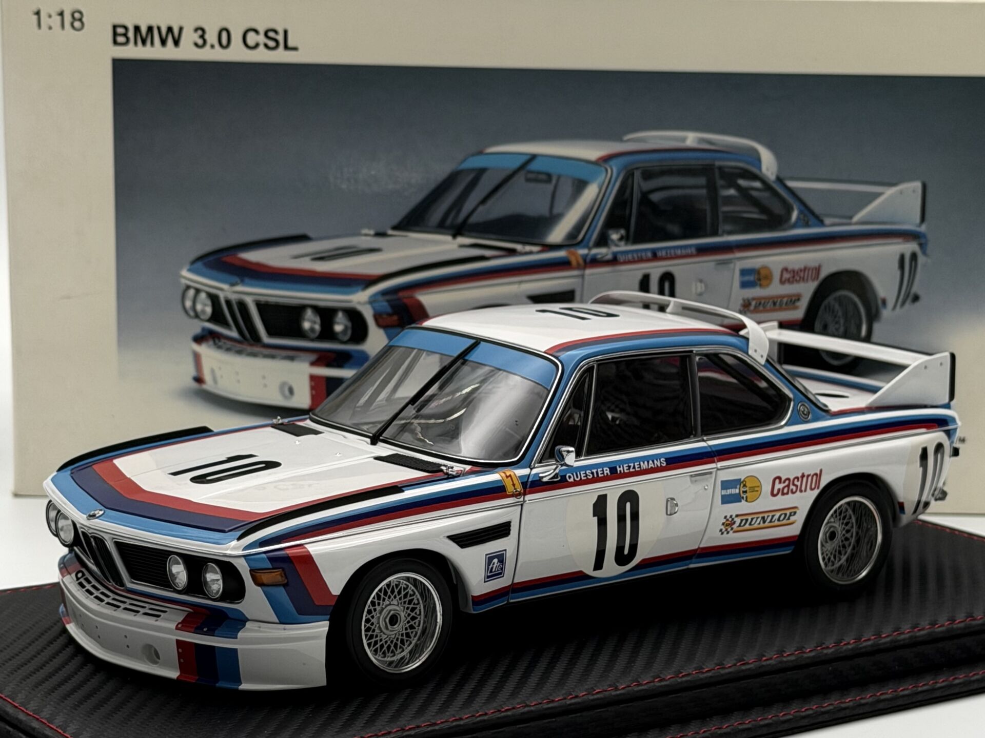 1:18 BMW 3.0 CSL 24H SPA Winner 1973 #10 Hezemans - Autoart