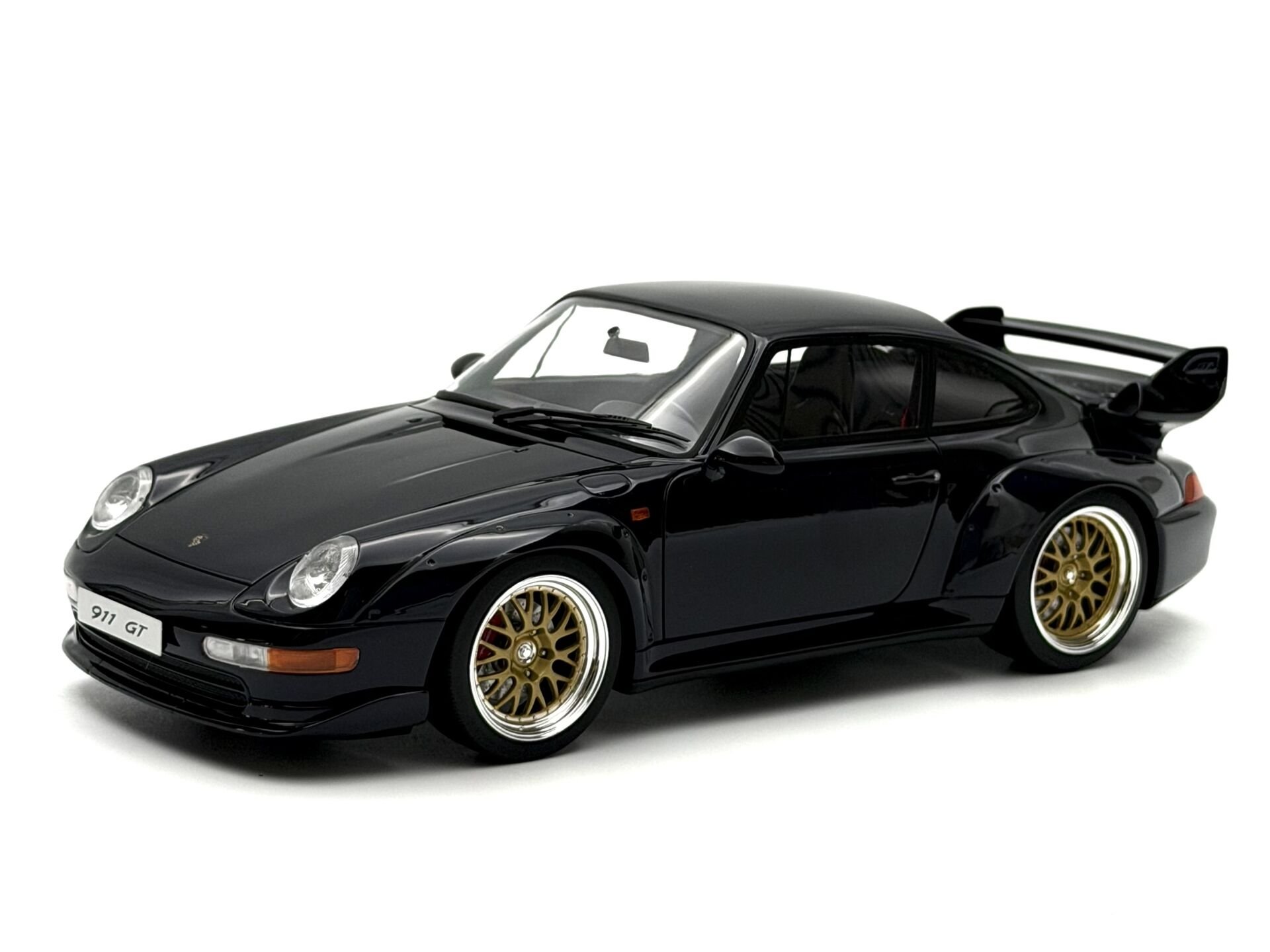 1:18 Porsche 911 993 GT Dark Blue / Gold GT144 - GT Spirit