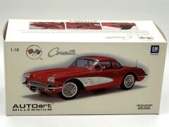 1:18 Chevrolet Corvette C1 1959 Roman Red 71141 - Autoart