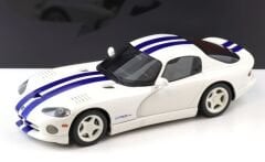 1:18 Dodge Viper GTS White / Blue Stripes 1996 GT940 - GT Spirit