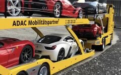 1:18 Mercedes-Benz Actros + Car Transporter ADAC  - NZG
