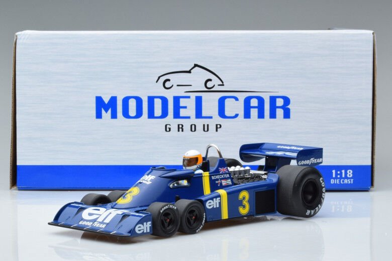 1:18 Tyrrell Ford P34 F1 ELF Six Wheeler 1976 Sweden GP Pole Position - MCG