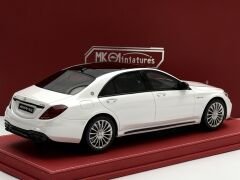 1:18 Mercedes-Benz S65 AMG W222 White - MK Miniatures