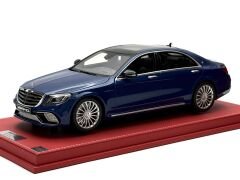 1:18 Mercedes-Benz S65 AMG W222 Blue/Silver - MK Miniatures
