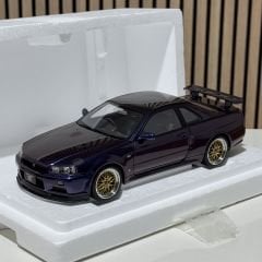1:18 Nissan Skyline GT-R R34 V Spec II MNP BBS Wheels  - Autoart