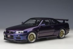 1:18 Nissan Skyline GT-R R34 V Spec II MNP BBS Wheels  - Autoart