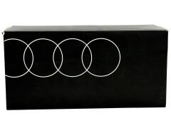 1:18 AUDI Q6 SUV Black 2022 - Paudi Model