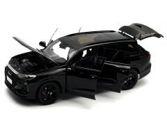 1:18 AUDI Q6 SUV Black 2022 - Paudi Model