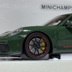 1:18 Porsche 911 GT3 991.2 Dark Green 2018 - Minichamps