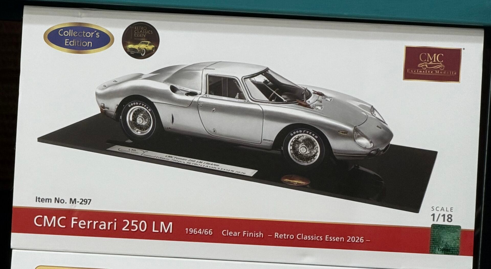 1:18 Ferrari 250 LM 1964 Retro Classics Essen 2026 - CMC