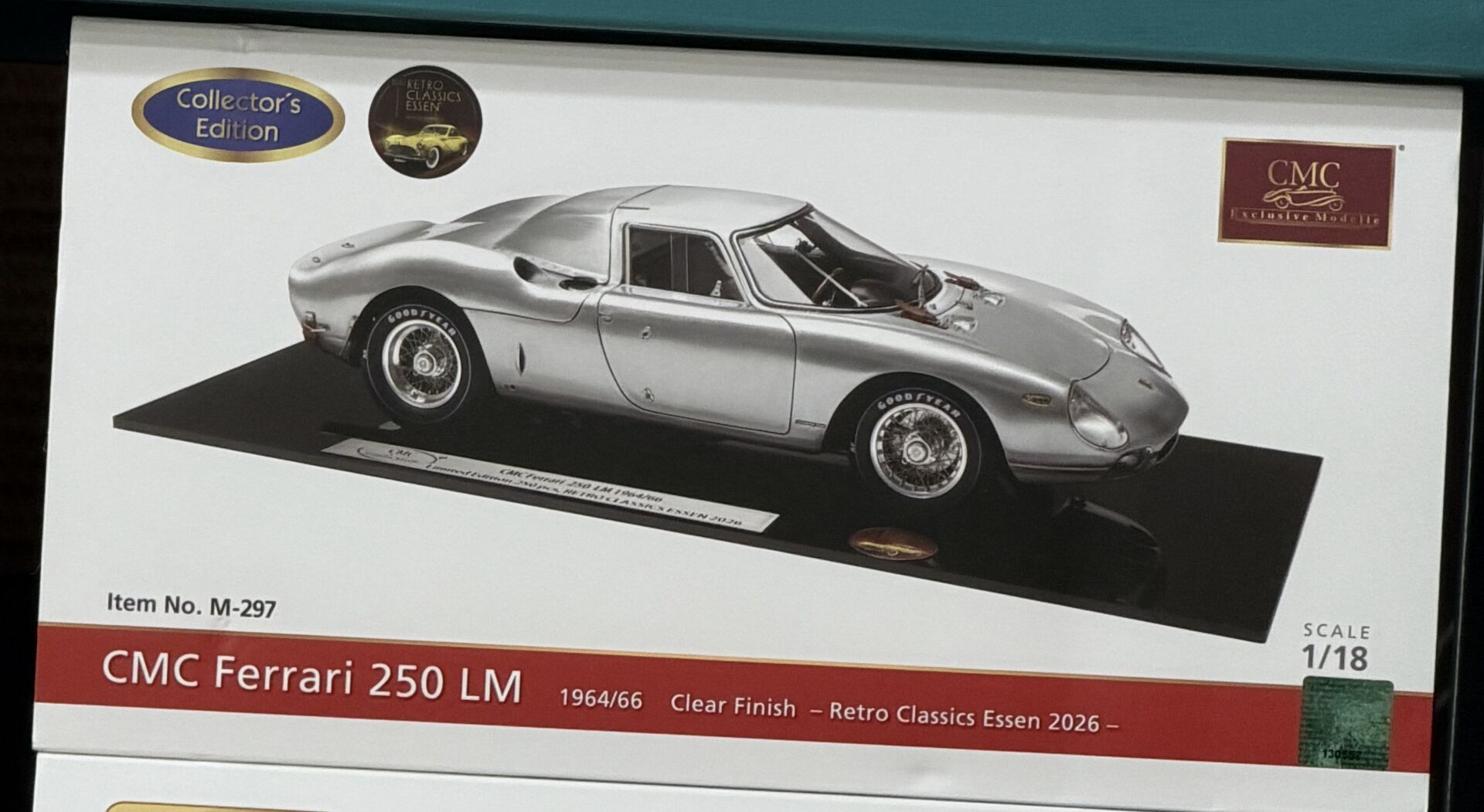 1:18 Ferrari 250 LM 1964 Retro Classics Essen 2026 - CMC