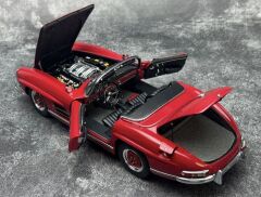 1:18 Mercedes-Benz 300 SL Roadster W198 II 1957 Red - CMC