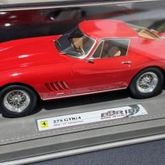 1:18 Ferrari 275 GTB 1966 Red Leather Box - BBR