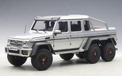 1:18 Mercedes-Benz G63 AMG 6x6 2013 Silver - Autoart Signature
