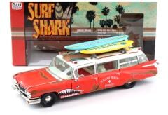 1:18 Cadillac Eldorado Ambulance Surf Shark 1959 - Auto World
