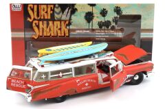 1:18 Cadillac Eldorado Ambulance Surf Shark 1959 - Auto World