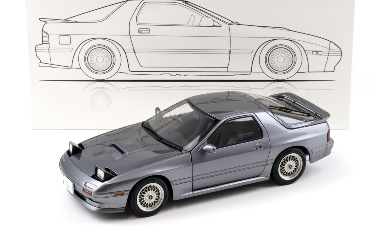 1:18 Mazda Savanna RX-7 FC3S Grey Met - WhelArt