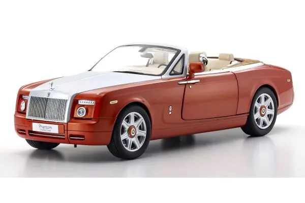 1:18 Rolls Royce Phantom Drophead Coupe Orange 2013 - Kyosho