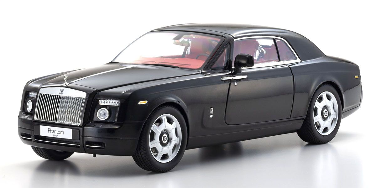 1:18 Rolls Royce Phantom Coupe Diamond Black - Kyosho