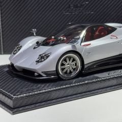 1:18 Pagani Zonda F Grigio Mercurio 2005 Diecast - Almost Real/BBR