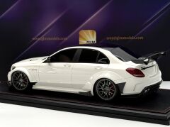 1:18 Mercedes-Benz C63s Darwin Pro Widebody White - GLM Models