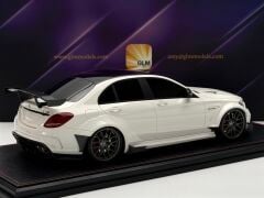 1:18 Mercedes-Benz C63s Darwin Pro Widebody White - GLM Models